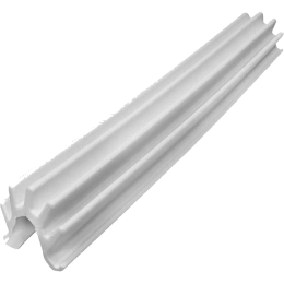 Причальный кранец Волна 120 градусов белый 800x160х140 мм (ЗОУ-120-Б)